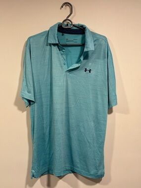 Under Armour Men's Aqua Polo Shirt